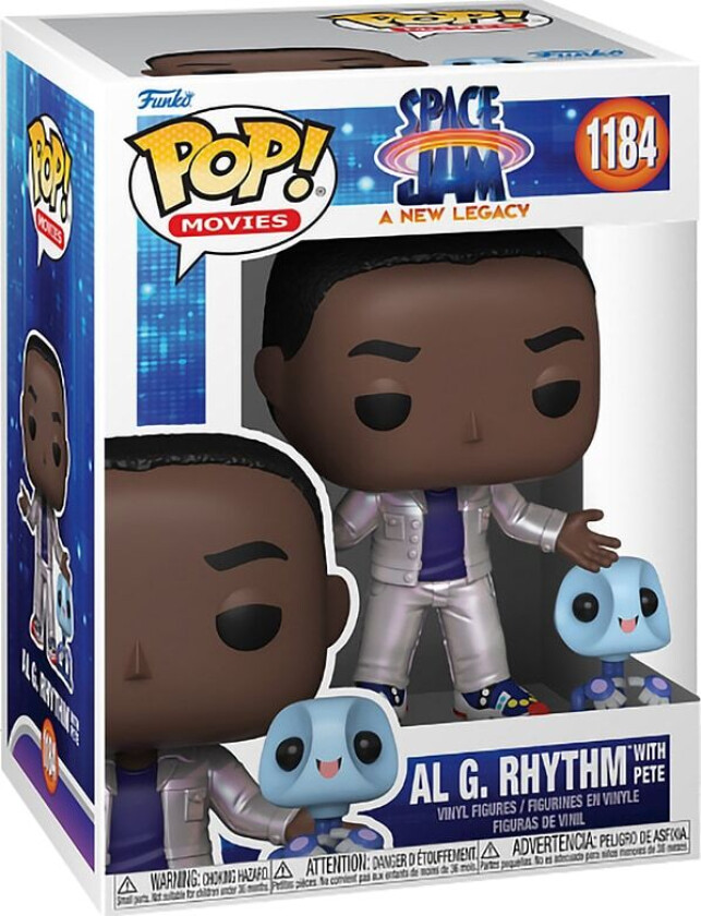 POP-figur Space Jam 2 AI G med Pete-kompis Metallisk