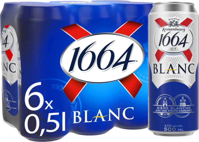 Kronenbourg 1664 Blanc 0,5lx6 boks