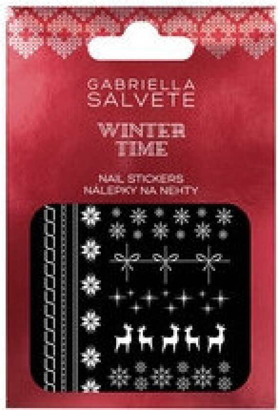 - Winter Time Body and Nail Stickers - Nálepky na nehty