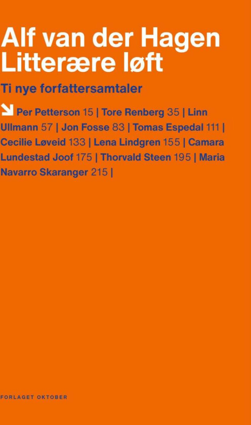 Litterære løft av Alf van der Hagen