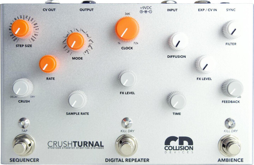 Crushturnal Reverb / Delay / Sequencer / Crusher