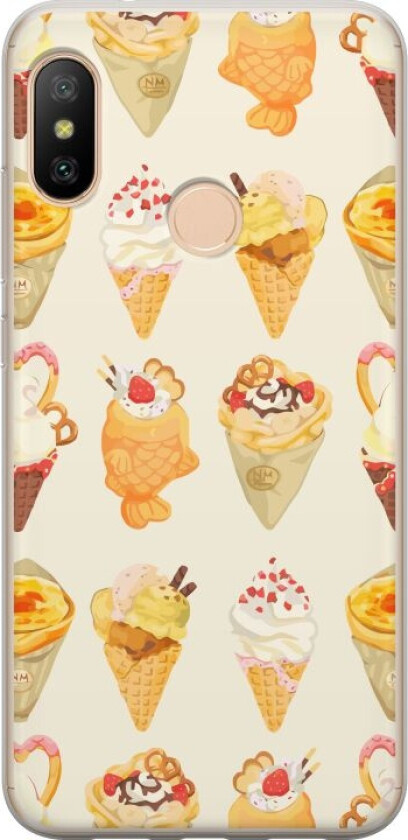 Mobildeksel til Xiaomi Redmi 6 Pro med Glassig motiv