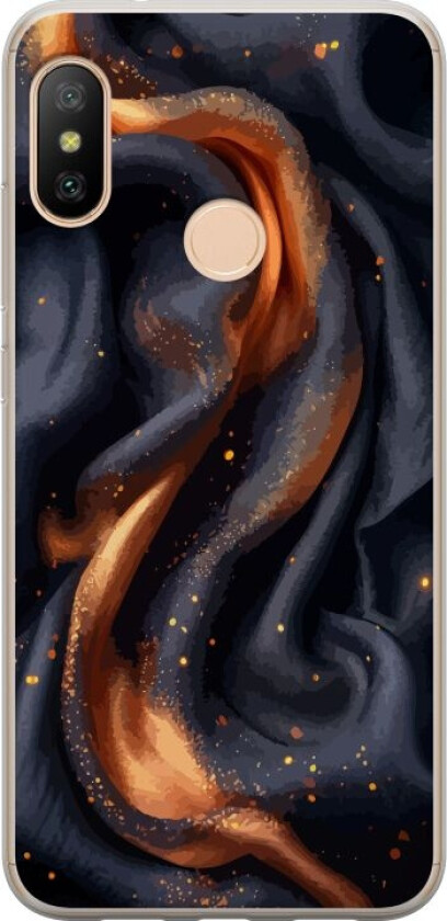 Mobildeksel til Xiaomi Redmi 6 Pro med Brennende silke motiv