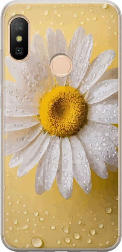 Mobildeksel til Xiaomi Redmi 6 Pro med Porselensblomst motiv