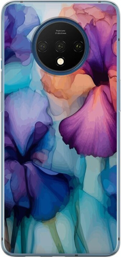 Mobildeksel til OnePlus 7T med Magiske blomster motiv