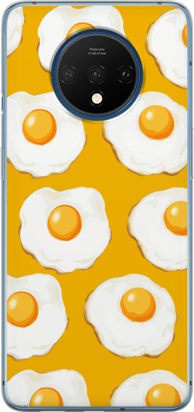 Mobildeksel til OnePlus 7T med Stekt egg motiv