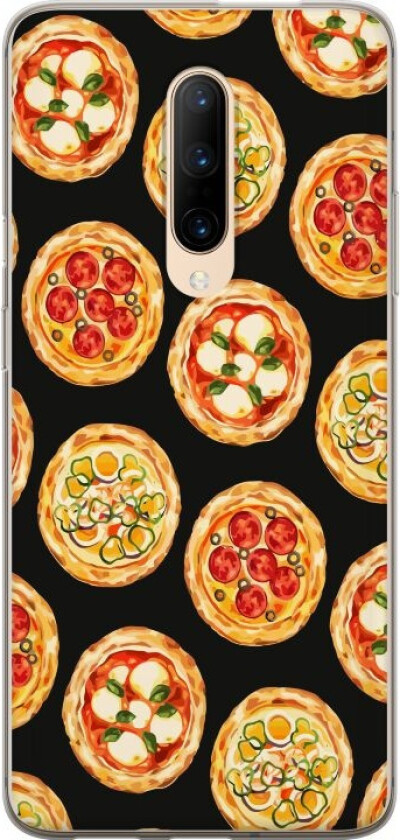 Mobildeksel til OnePlus 7 Pro med Pizza motiv