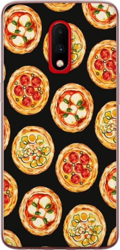 Mobildeksel til OnePlus 7 med Pizza motiv