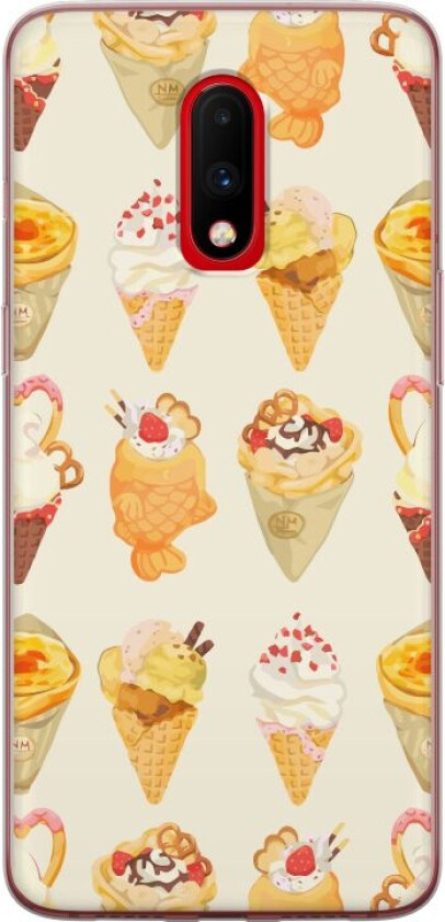 Mobildeksel til OnePlus 7 med Glassig motiv