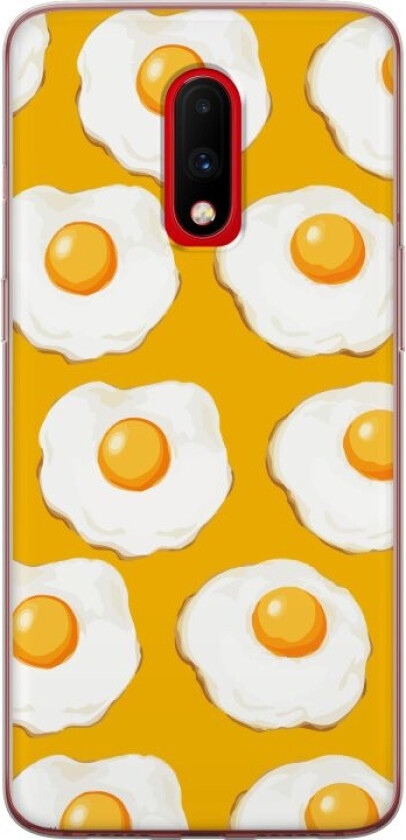 Mobildeksel til OnePlus 7 med Stekt egg motiv