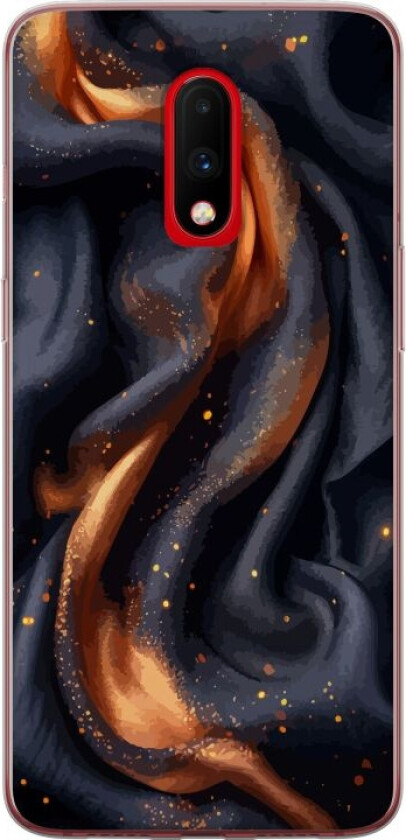 Mobildeksel til OnePlus 7 med Brennende silke motiv