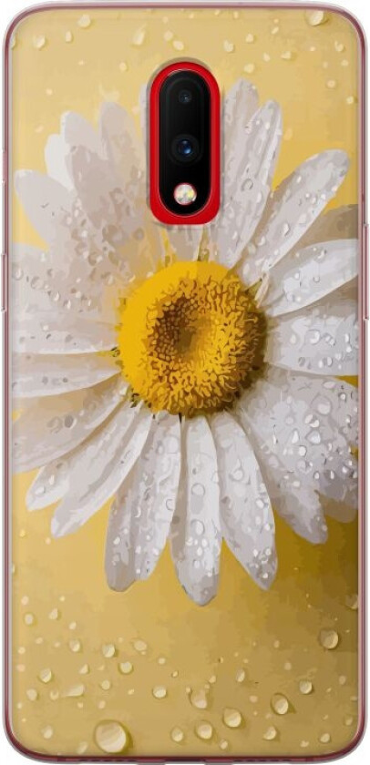 Mobildeksel til OnePlus 7 med Porselensblomst motiv