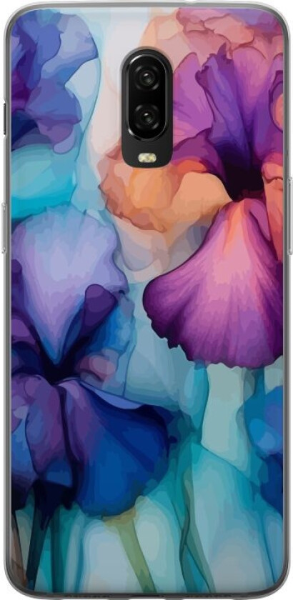 Mobildeksel til OnePlus 6T med Magiske blomster motiv