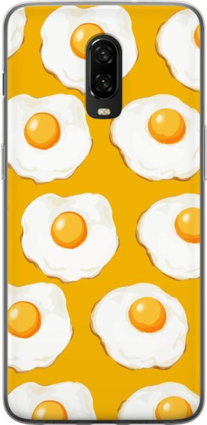 Mobildeksel til OnePlus 6T med Stekt egg motiv
