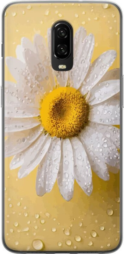 Mobildeksel til OnePlus 6T med Porselensblomst motiv
