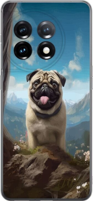 Mobildeksel til OnePlus 11R med Glad Hund motiv