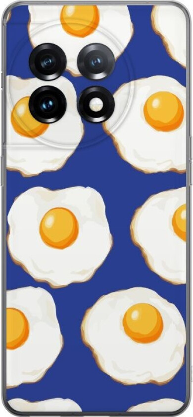 Mobildeksel til OnePlus 11R med Stekte egg motiv