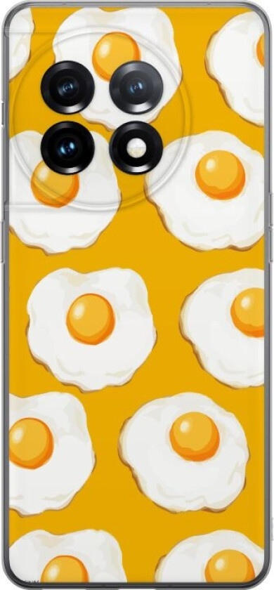 Mobildeksel til OnePlus 11R med Stekt egg motiv
