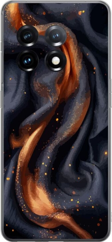 Mobildeksel til OnePlus 11R med Brennende silke motiv