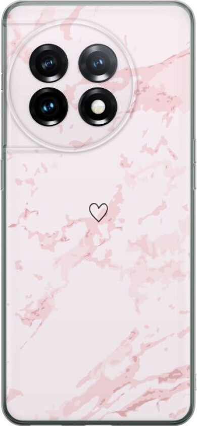 Mobildeksel til OnePlus 11 med Rosa Hjerte motiv