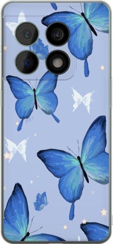 Mobildeksel til OnePlus 10 Pro med Blå sommerfugler motiv