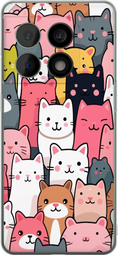 Mobildeksel til OnePlus 10 Pro med Kattmønster motiv