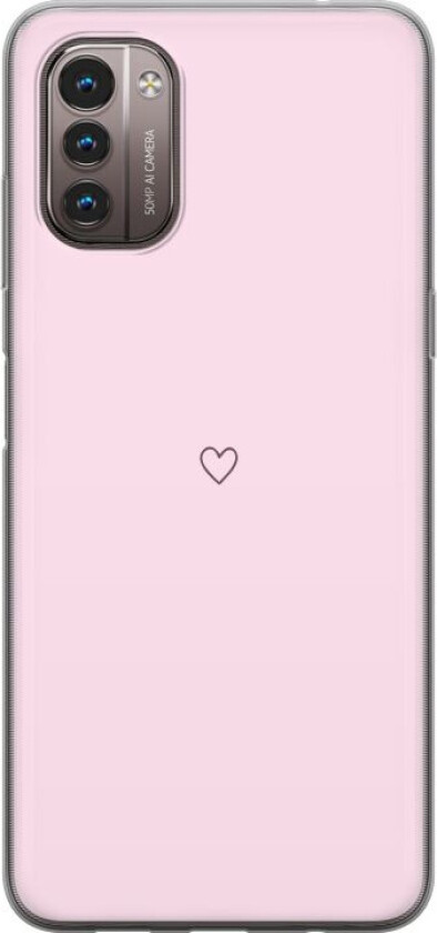 Mobildeksel til Nokia G21 med Hjerte motiv