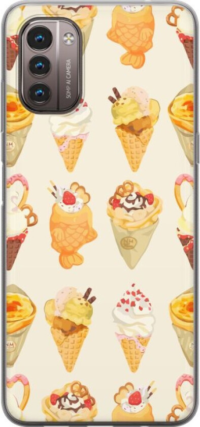 Mobildeksel til Nokia G21 med Glassig motiv