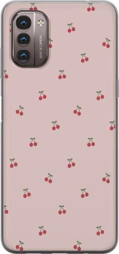Mobildeksel til Nokia G21 med Kirsebær motiv