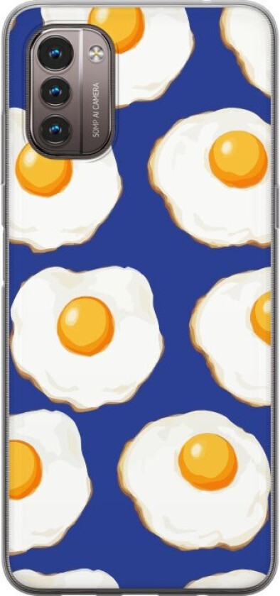 Mobildeksel til Nokia G21 med Stekte egg motiv