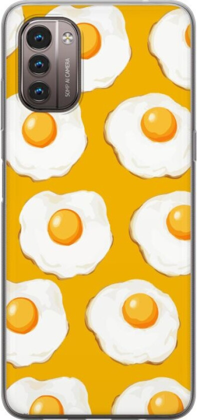Mobildeksel til Nokia G21 med Stekt egg motiv