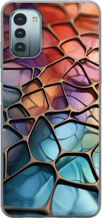 Mobildeksel til Nokia G11 med Metalliskt mønster motiv