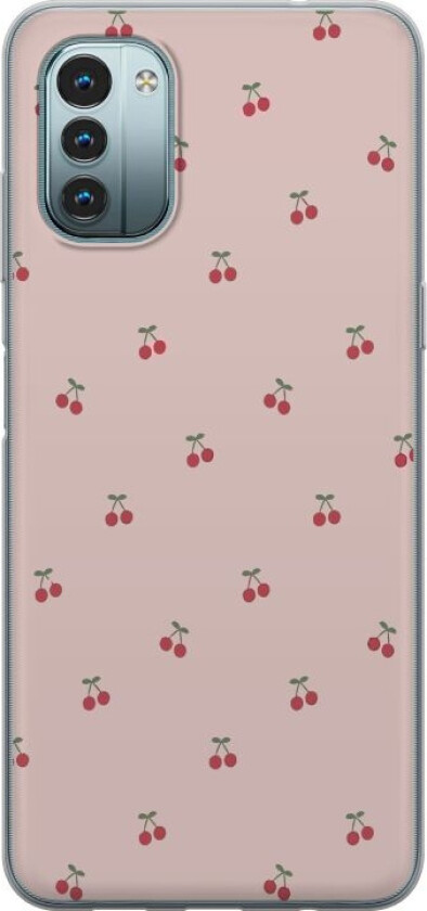 Mobildeksel til Nokia G11 med Kirsebær motiv