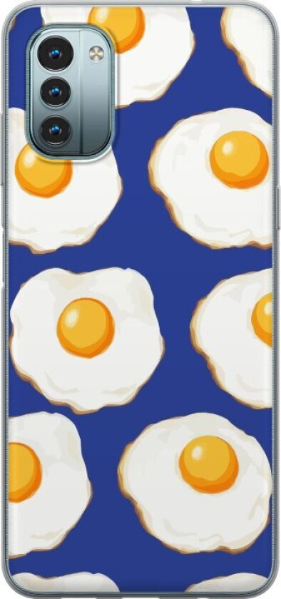 Mobildeksel til Nokia G11 med Stekte egg motiv