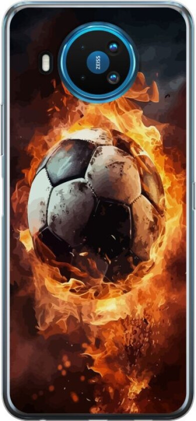 Mobildeksel til Nokia 8.3 5G med Fotball motiv