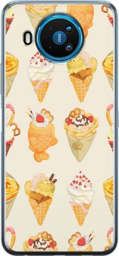 Mobildeksel til Nokia 8.3 5G med Glassig motiv