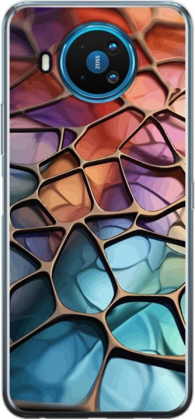 Mobildeksel til Nokia 8.3 5G med Metalliskt mønster motiv