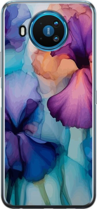 Mobildeksel til Nokia 8.3 5G med Magiske blomster motiv