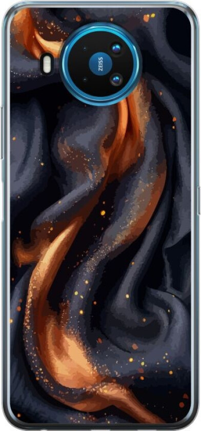 Mobildeksel til Nokia 8.3 5G med Brennende silke motiv