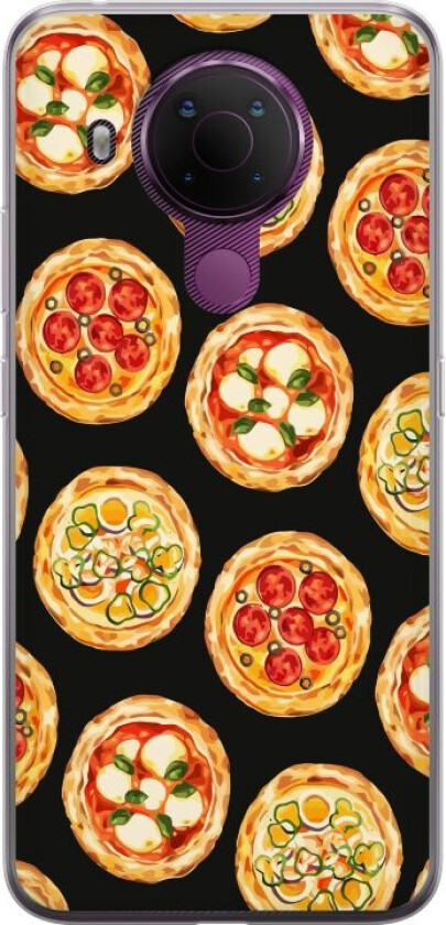 Mobildeksel til Nokia 5.4 med Pizza motiv