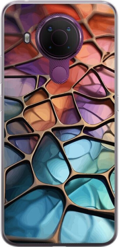 Mobildeksel til Nokia 5.4 med Metalliskt mønster motiv