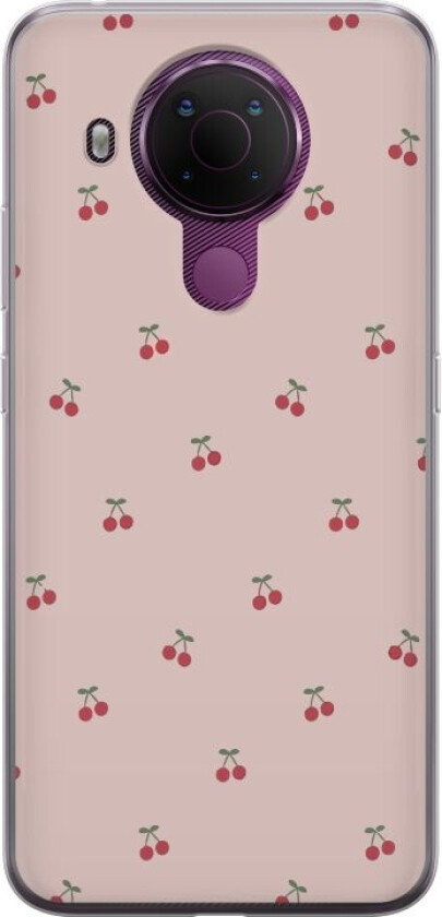 Mobildeksel til Nokia 5.4 med Kirsebær motiv