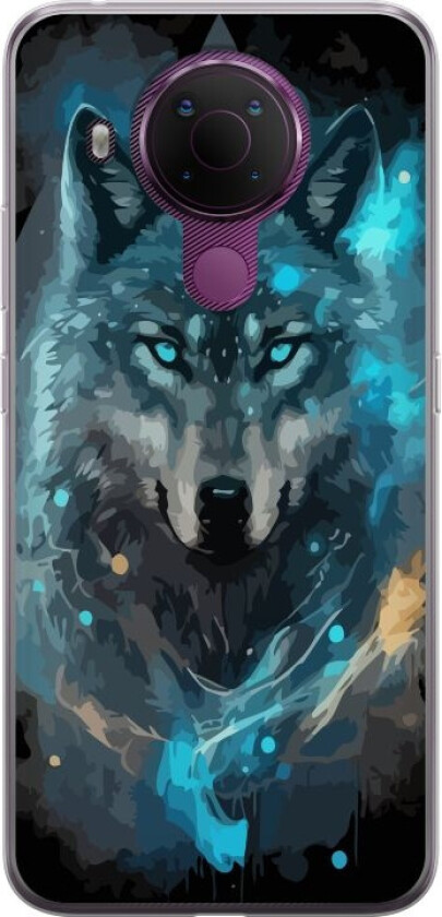 Mobildeksel til Nokia 5.4 med Ulve motiv