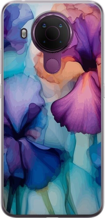 Mobildeksel til Nokia 5.4 med Magiske blomster motiv