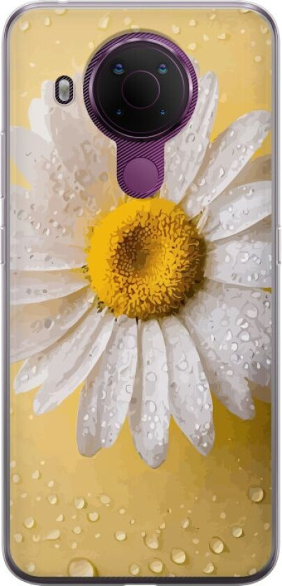 Mobildeksel til Nokia 5.4 med Porselensblomst motiv
