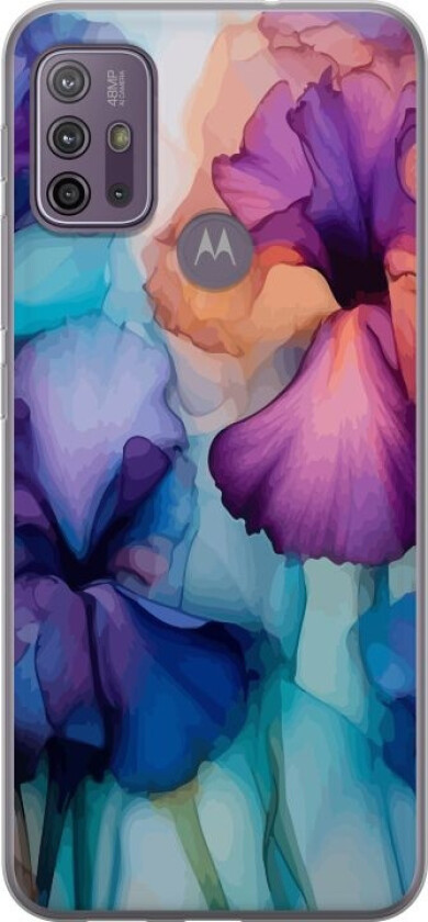Mobildeksel til Motorola Moto G10 med Magiske blomster motiv