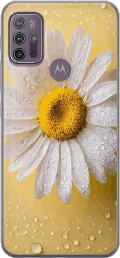 Mobildeksel til Motorola Moto G10 med Porselensblomst motiv