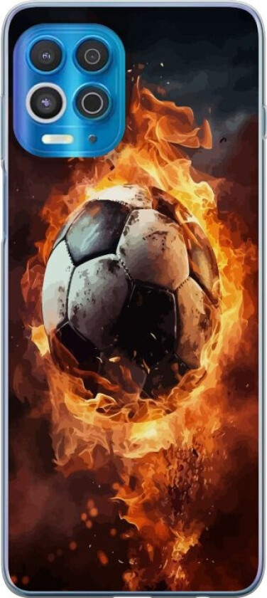 Mobildeksel til Motorola Edge S med Fotball motiv