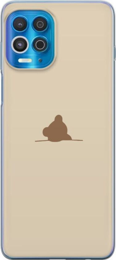 Mobildeksel til Motorola Edge S med Nalle motiv