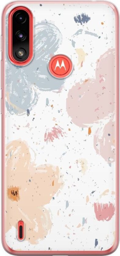 Mobildeksel til Motorola Moto E7 Power med Blomster motiv